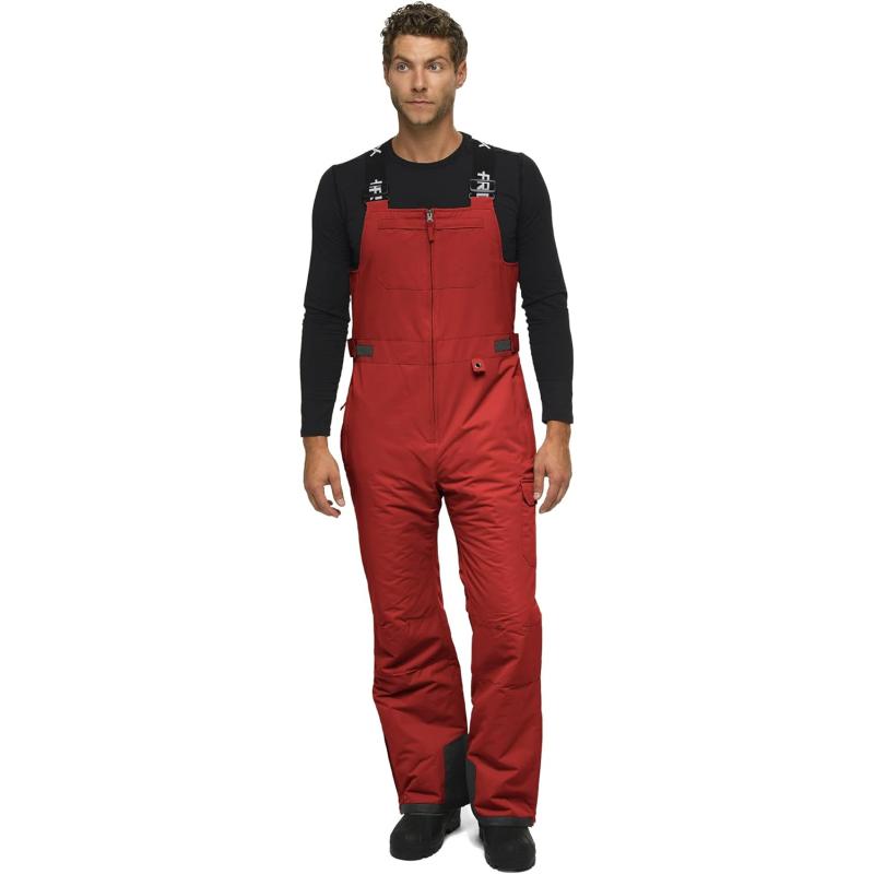 Arctix Men's Avalanche Athletic Fit Insulated Bib Overalls(Tall Fire Pit) -  Arctix Snow Sportswear